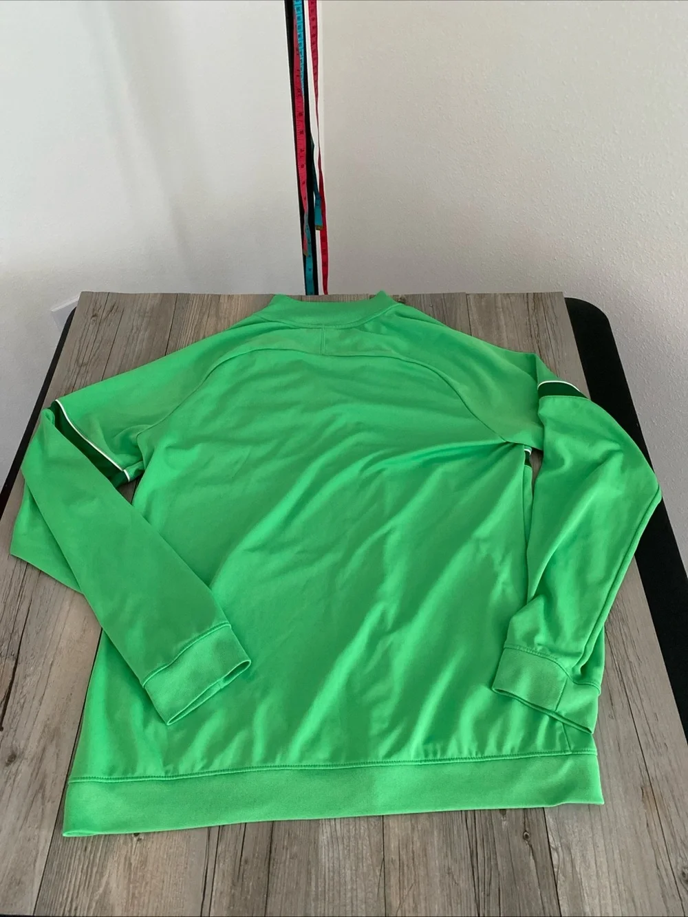 Nike Dri Fit Men’s Tampa Bay Rowdies Track Sweatshirt Full Zip Lime Green Large